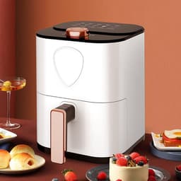 Multifunctionele luchtfriteuse Huishoudelijke mechanische luchtfriteuse, 5L multifunctionele elektrische oven, kan frietjes, vis, eiertaartjes, kippenvleugels, enz. Frituren — thumbnail 5