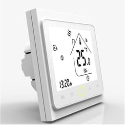 Wifi Slimme Thermostaat Temperatuurregelaar for Vloerverwarming Water/Gas Boiler Werkt Thuis Bespaart Energie-En Verwarmingskosten(Black,BHT-002GB (Electric)) — thumbnail 5