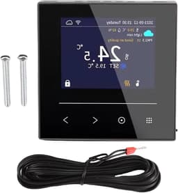 Slimme Thermostaat - App Bediening - Comfort Instellen - Kristalhelder Display - 10 cm - Wit — thumbnail 1