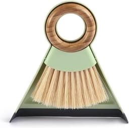 Reinigingsset Kleine Bezem - Stoffer en Blik - Bureau Schoonmaken - Compact Haakontwerp - 1 stuk - Kleurrijk — thumbnail 1