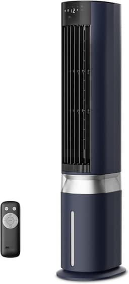 ZMR® Airco zonder Afvoerslang - Airco - Mobiele Airco - Zwart - 24cm x 32cm x 106cm — thumbnail 1