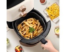 Cakepan voor Airfryer - Bakaccessoires voor luchtfriteuse, 22 cm, ideaal voor taarten en desserts