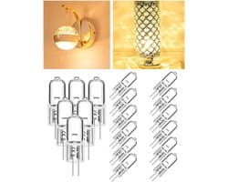 G4 Halogeenlamp - 50-delig - 12V 10W 2-pins - 150 Lumen - 3000 Uur - Warm Wit 2800K - Dimbaa