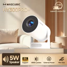 Innovastore Projector - Digital Projector - Thuisbioscoop - Draagbare beamer - 5W-luidspreker - 180° rotatie - WIFI - Wit — thumbnail 2