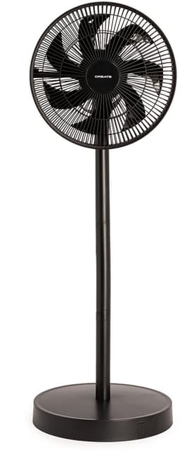 CREATE - Opvouwbare staande ventilator 50 W - Verstelbare hoogte - Stille werking - 3 snelheden - Zwart - AIR STAND FOLDABLE — thumbnail 1