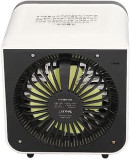 Jhubersproducts - Draagbare Airconditioner - Mini-luchtkoeler - 3 Snelheden - Zwart wit - USB-aangedreven - Koelventilator - Geschikt voor slaapkamer — thumbnail 4
