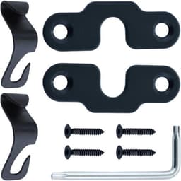 Reparatieset voor zonnewering geschikt voor Jeep Wrangler JK 2018-2022 en Gladiator 2020-2022 met 2 aluminium vizierclips voor eenvoudige montage en duurzame fixatie — thumbnail 5