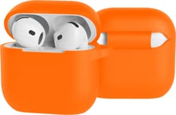 Go Go Gadget - Siliconen hoesje - Geschikt voor Apple AirPods 4 - Oranje — thumbnail 2