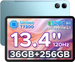 DOOGEE U13 Pro - Tablet - 36GB RAM (6+30GB) + 256GB ROM (2TB/TF) - 11000mAh/18W - 13,4 Inch FHD+ 120Hz IPS - Android 16 - T7300 - Dubbele luidsprekers - Wi-Fi 5 - Face ID - Bluetooth 5.4 — thumbnail 1
