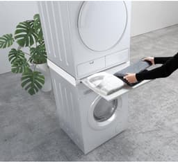 DYNA® Tussenstuk Wasmachine Droger - Stapelkit - Tussenstuk Wasmachine en Droger - Tussenstuk Wasmachine Droger Zwart - Tussenstuk Wasmachine Droger Aeg - Wit - 60cm x 72cm x 10cm — thumbnail 11