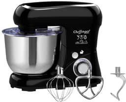 Cheffinger Keukenmixer - Zwart - 6.5L Mengkom - Keukenrobot - 3 Accessoires - Keukenmachine - 1600W — thumbnail 5