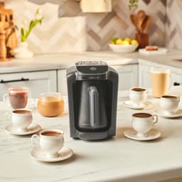 Karaca Hatir Neo Turkse Koffiemachine met Melk – Space Grey – 1-5 Kopjes – Automatisch – Elektrische Cezve – Kozde Functie – Overkookbeveiliging — thumbnail 3