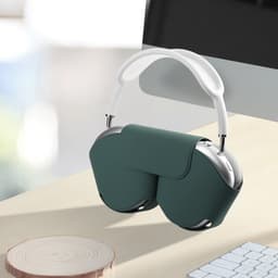 kwmobile cover voor over-ear koptelefoon - Compatibel met Apple AirPods Max / AirPods Max 2 - Van polyester - In groen — thumbnail 2