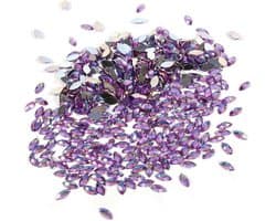 Acrylaat Kristallen Ronde Rhinestones 7x15mm Waterdruppelvorm Paars voor DIY Decoraties en Ambachten