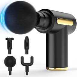 Massage Gun Mini - diepe weefselmassage - Professioneel Massage Apparaat - Massageapparaat Massagegun - Massage Pistool - cadeau voor Kerstmis, Moederdag, Vaderdag, Valentijnsdag - Zwart — thumbnail 1