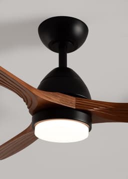 CREATE - Plafondventilator 40W silent Ø132 cm 100% hout - M - Met licht - WIFI - WIND CUP — thumbnail 3
