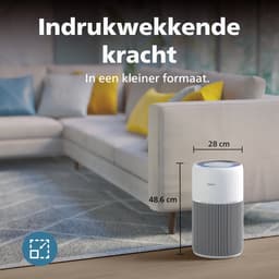 Philips PureProtect 2200 Series - Luchtreiniger - CADR 420m3/u - Ruimtes tot 109m2 - 3 Laags HEPA Filtratie - Air+ App - Ultrastil - Nachtlampje - Wit - AC2220/10 — thumbnail 10