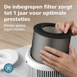 Philips PureProtect 900 Series - Luchtreiniger - CADR 250m3/u - Ruimtes tot 65m2 - 3 laags HEPA filtratie - Air+ App - Stille Reiniging - Compact - Wit - AC0950/10 — thumbnail 10