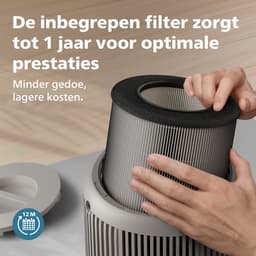 Philips PureProtect 900 Series - Luchtreiniger - CADR 250m3/u - Ruimtes tot 65m2 - 2 laags HEPA filtratie - Stille Reiniging - Compact - Beige - AC0921/14 — thumbnail 9