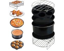 Airfryer Accessoires - Bakpapier - Siliconen Bakje - Mand - Spatels - Oven Rek - hygiënisch