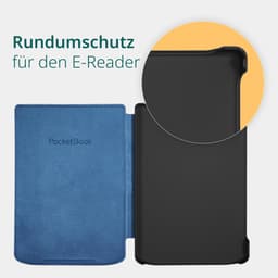 PocketBook Verse Pro Azure e-reader – Inclusief Bloemen Hoesje (shell cover) – Voordeelbundel — thumbnail 6