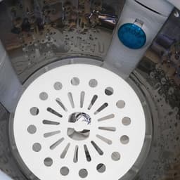 Centrifugedeksel Wasmachine - Droger Dop - Kleding Centrifugeren - Zachte Behandeling Stof - 22 x 22 cm - Wit — thumbnail 3
