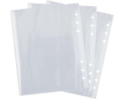 30 Stuks Foto Kaarten Houder met 60 Compartimenten voor A5 Ringband, Ultra Duidelijk, Dubbelzijdig en Waterdicht