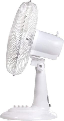 Ventilator - Tafelventilator - Kantoor Koelen - Drie Snelheden - 30 cm - Wit — thumbnail 4