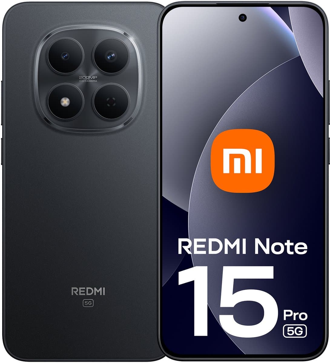 Smartphone-REDMI Note 15 Pro 5G-12GB+512GB-Zwart — afbeelding 1