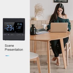 Slimme Thermostaat - Digitale Thermostaat Vloerverwarming - Comfortabel Huis - Dubbele Sensor - 16A - Wit — thumbnail 3