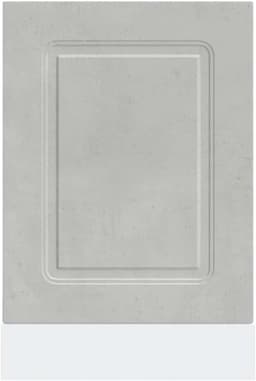 Vaatwasser Frontpaneel - Keukenkast Front - Keuken Inbouwen - Vochtbestendig Materiaal - 45x67cm - Betongrijs — thumbnail 5