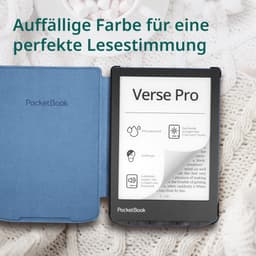 PocketBook Verse Pro Passion Red e-reader – Inclusief Blauw Hoesje (shell cover) – Voordeelbundel — thumbnail 6