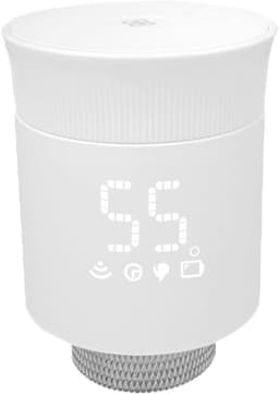 Radiatorkraan Thermostaat - Temperatuurregelaar Verwarming - Energie Besparen - App en Spraakbediening - M30x15mm - Wit — thumbnail 1