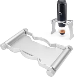 Koffiezetapparaat standaard - Draagbare houder - Koffie zetten - Opvouwbaar aluminium - 16 x 10 x 2 cm - Zwart — thumbnail 2