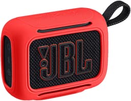 Beschermhoes geschikt voor JBL Go 5 Bluetooth Speaker - Meerdere Kleuren - Schokbestendig - Krasbestendig - Siliconen - Hoesje - Case - Bescherming - Rood — thumbnail 1