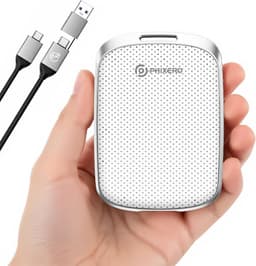Snelle Externe Draagbare SSD 256GB Wit voor Betrouwbare Opslag — thumbnail 1