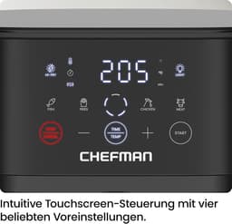 Digitale Heteluchtfriteuse - Compacte Airfryer - Snel Gezond Koken - Kijkvenster en Hi-Fry - 57 Liter Capaciteit - Zwart — thumbnail 2