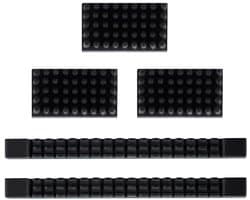 Nozzle Wiper Strips - Monddoekjes Reiniger - 3D Printen Onderhoud - Siliconen Borstel - 5 Strips