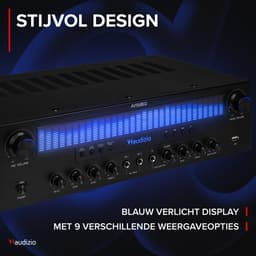 5.1 versterker - Audizio AV560EQ - Surround versterker met Bluetooth - Voor home cinema - 390W — thumbnail 2
