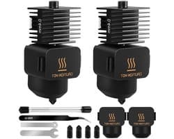 Printkop Kit - Hotend Vervanging - 3D Printen - Gehard Stalen Mondstuk - 0.4 mm