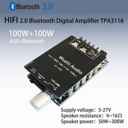 Digitale Versterker - Hifi Audio - Muziek Luisteren - Dubbele Ingangsmodus — thumbnail 3
