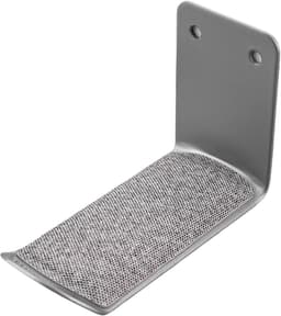 Hoofdtelefoonhaak - Muurbeugel Houder - Onder Bureau - PU Beschermpad - 9.5x6.1x4.2cm - Zilverkleurig — thumbnail 5