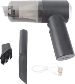 Draagbare Stofzuiger - Handstofzuiger Mini - Bureau Reinigen - Met LED-licht - 0.1L Capaciteit - Wit — thumbnail 4