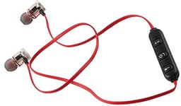Draadloze Bluetooth sportkoptelefoon met geïntegreerde magneten en multi-pairing V4.1 technologie voor lange standby- en spreektijden met één volle lading (2 kleuren optioneel) (goud) — thumbnail 2