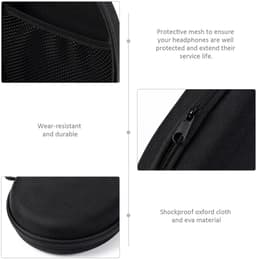 Store_9 - Hoofdtelefoonbeschermingsset - Opbergtas voor hoofdtelefoon - Zwart - Stofdichte hoofdtelefoonhoes - Ideaal voor reizen en opslag - Inclu... — thumbnail 5