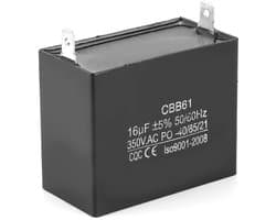 SPHProducts - CBB61 Condensator - Startcondensator - Betrouwbare isolatieprestaties - 16uF - Geschikt voor generatoren - Hittebestendig - Hoogwaardige ...