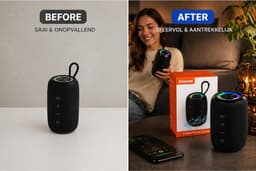 Bluetooth Speaker Draadloos Waterproof – Portable Wireless Speaker met RGB Verlichting, Extra Bass & Bluetooth 5.3 – SWISS — thumbnail 2