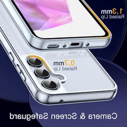 Schokbestendige en krasbestendige transparante hoes voor Samsung Galaxy A35 5G, perfect voor bescherming en stijl — thumbnail 5