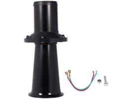12V 110DB Retro Auto/Vrachtwagen Claxon Alarm AHH-OOO-GAH AHOOGA OOGA Zwart