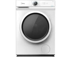 Midea MF100W70BA/W-HR - Wasmachine - Vrijstaand - 1400 rpm - 72 dB - 7 kg nominale capaciteit - Wit - Voorlader - A label - 45 l Waterverbruik (per cyclus, programma eco 40-60)